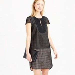 Read description- Crew Triple Eyelet Shift Dress in Black Sz XS